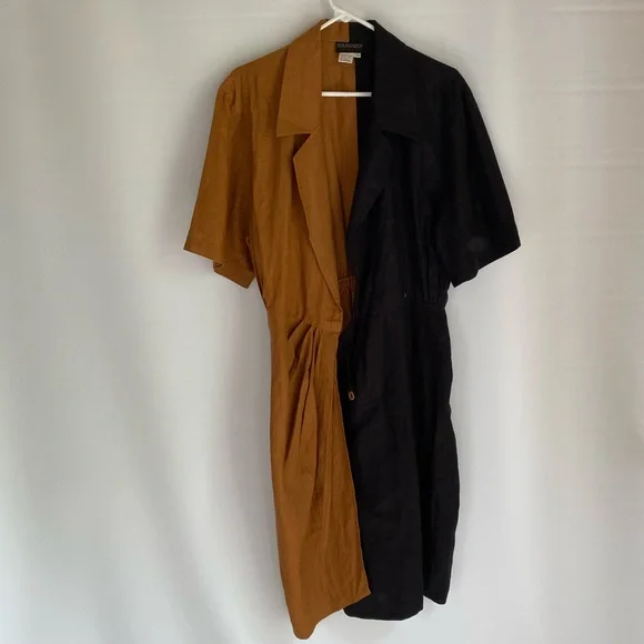 Dresses | Anthropologie Soliloquy Block Vintage Dress 10 Linen Size 10 |  Poshmark